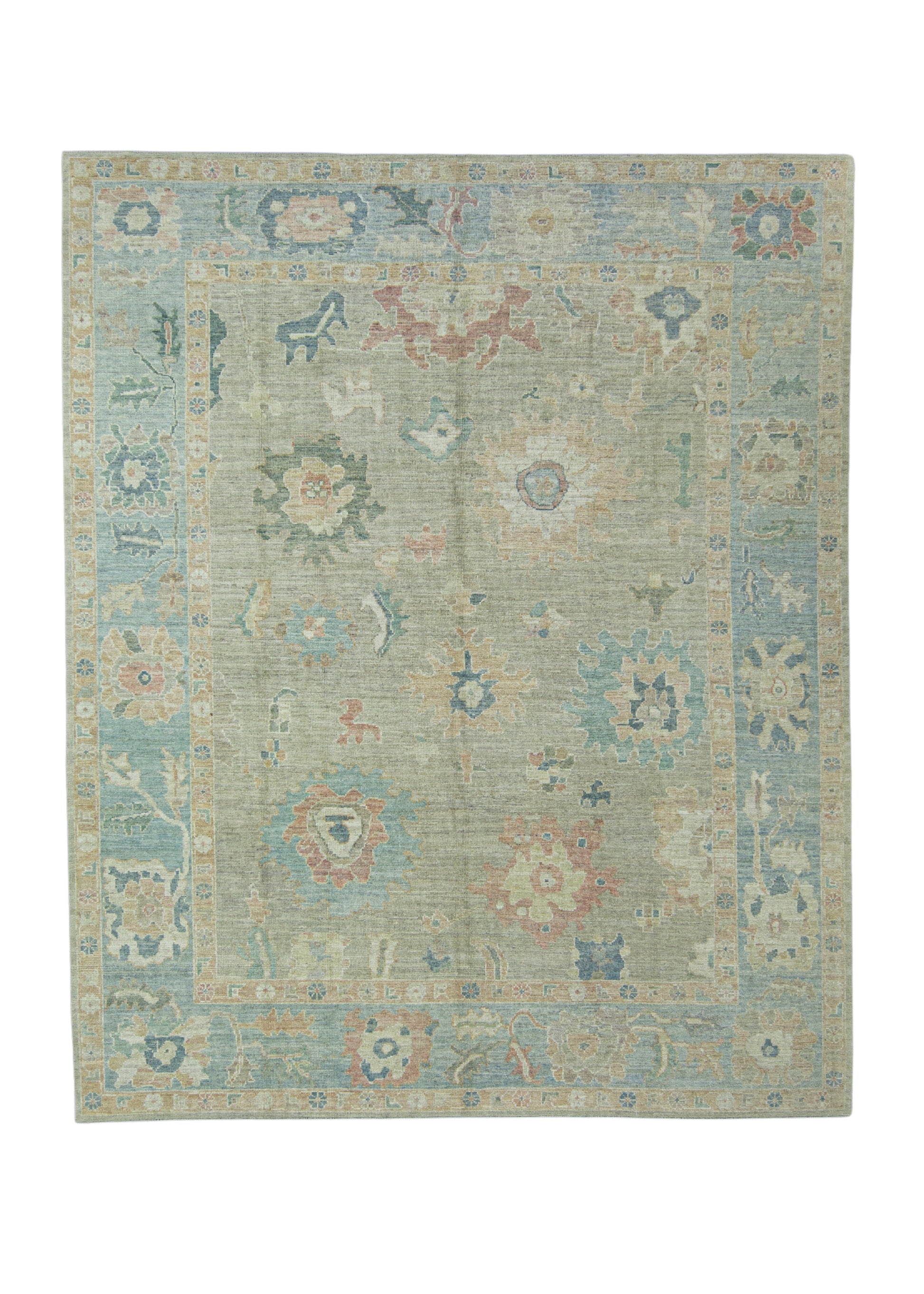 Turkish Oushak Rug 9'9" x 12' #17376