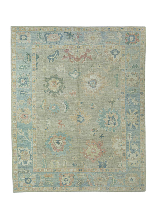Turkish Oushak Rug 9'9" x 12' #17376