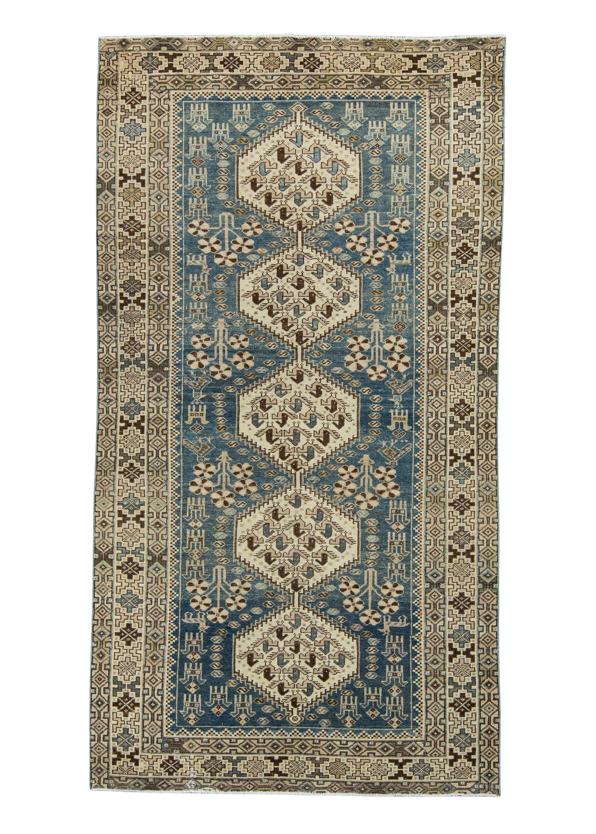 Turkish Vintage Rug 4'9" x 8'11" #17605