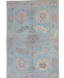 Turkish Oushak Rug 3'9" x 5'7" #16572