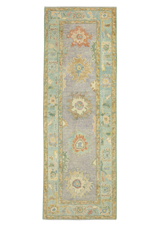 Turkish Oushak Rug 2'9" x 8' #18008