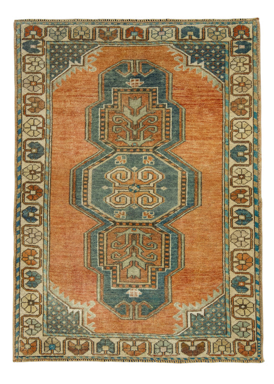 Turkish Vintage Rug 2'11" x 4' #16101