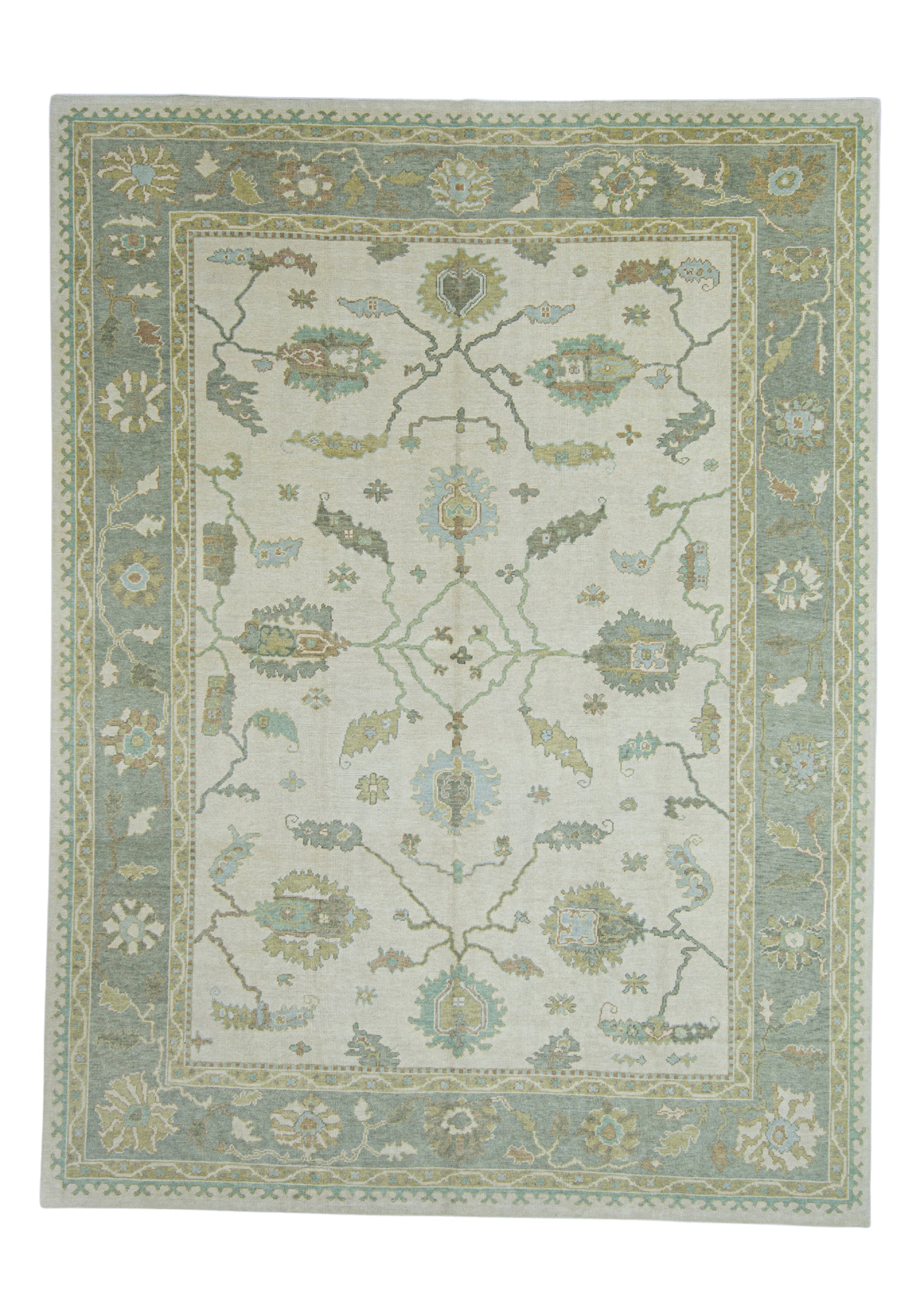 Turkish Oushak Rug 10'5" x 14' #17039