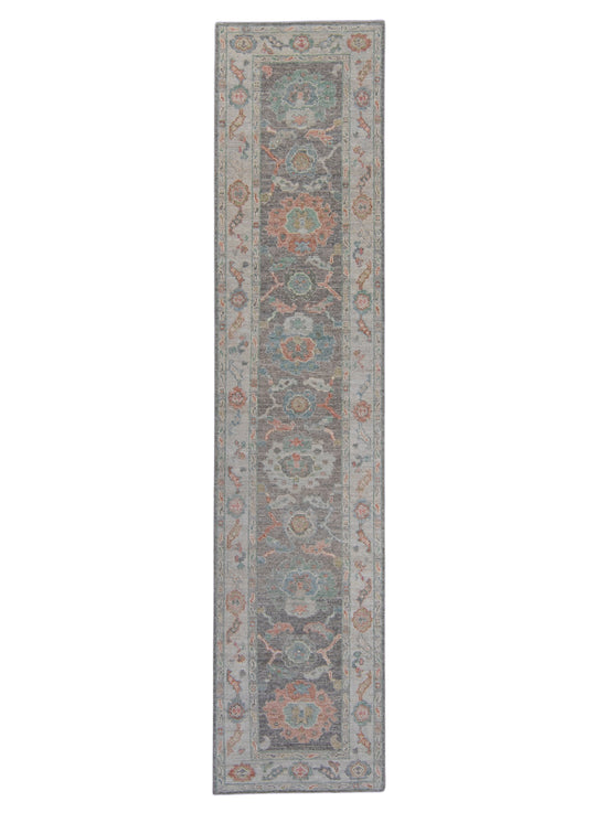 Turkish Oushak Runner Rug 2'9" x 12'5" #16202