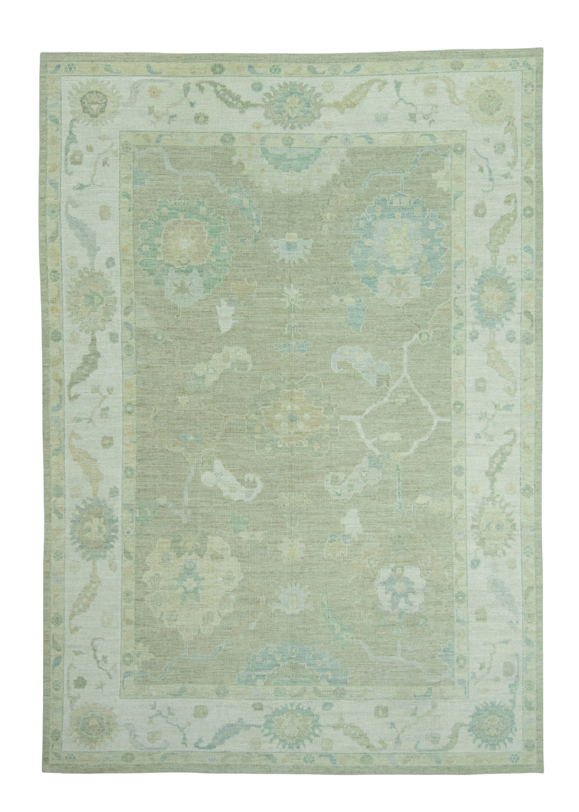 Turkish Oushak Rug 9'10" x 14'1" #19301