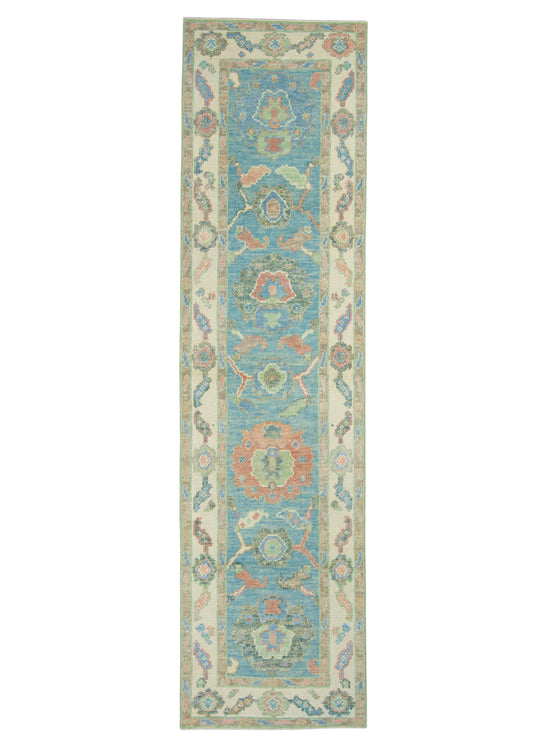 Turkish Oushak Runner Rug 2'2" x 8'3" #17166