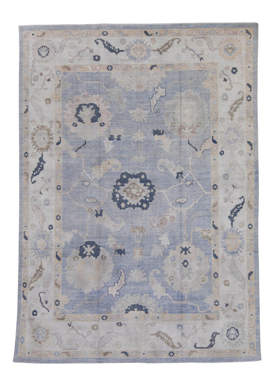Turkish Oushak Rug 9' x 12'7" #16992