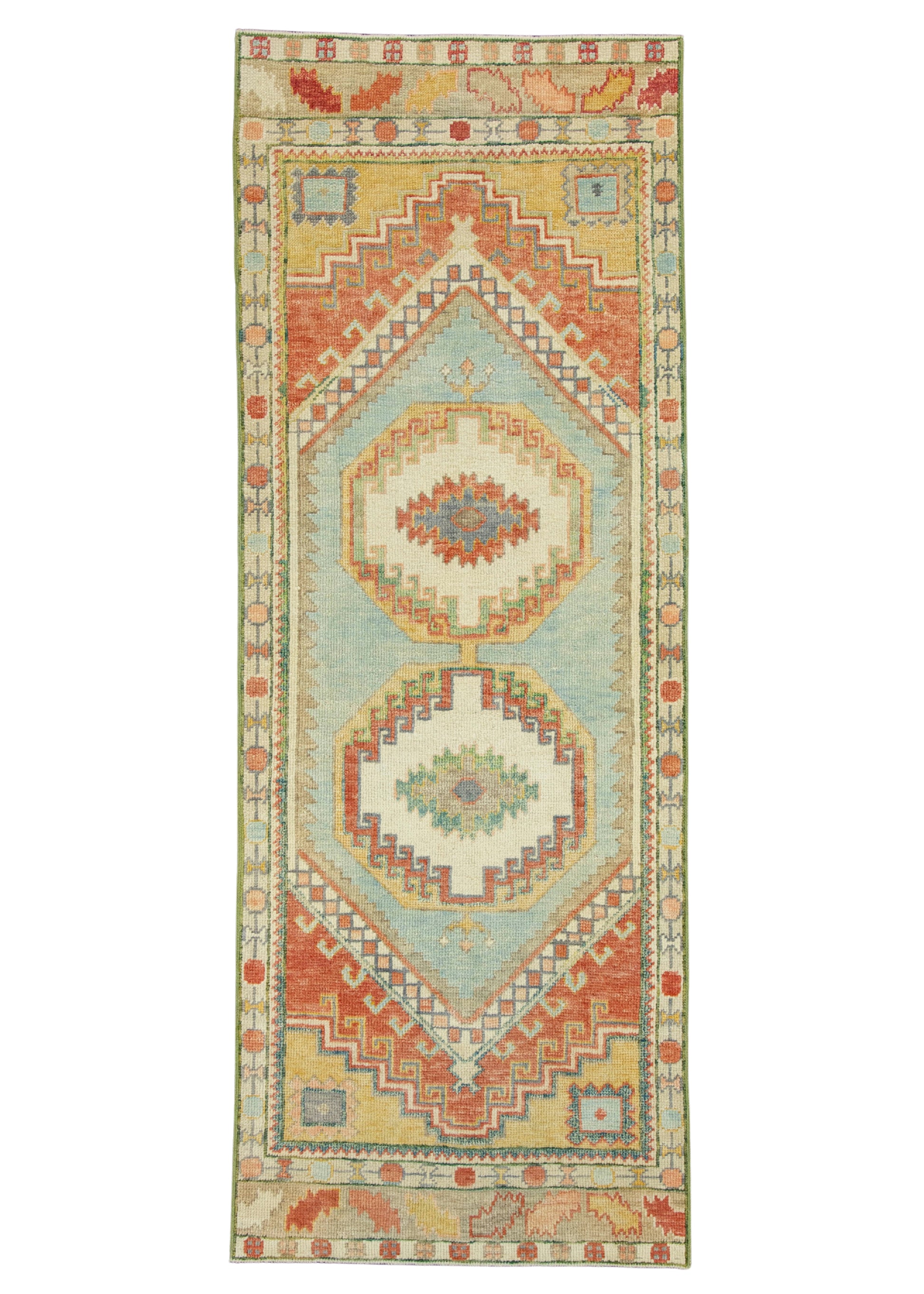 Turkish Oushak Rug 2'10" x 7'8" #18109