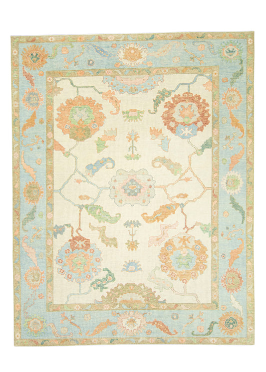 Turkish Oushak Rug 9'3" x 11'10" #22205