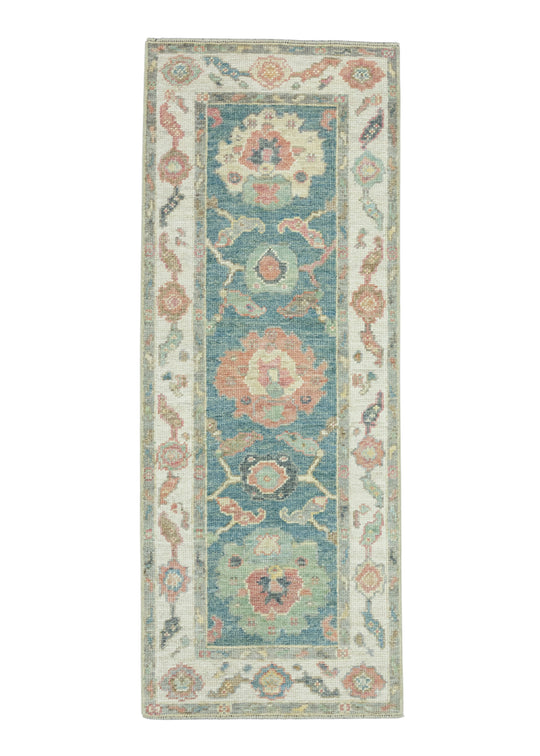 Turkish Oushak Runner Rug 2'3" x 5'10" #17249