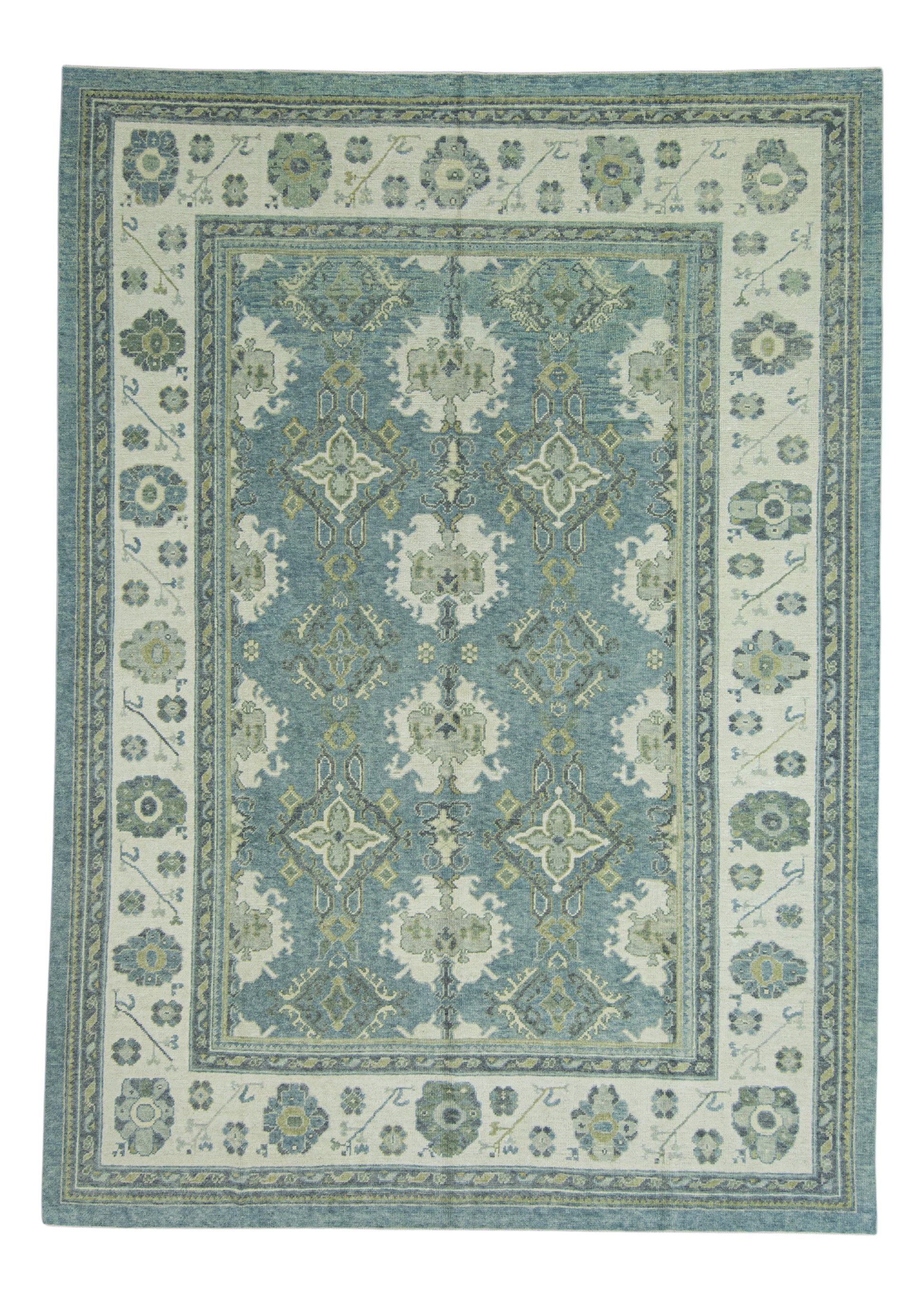 Turkish Oushak Rug 9'1" x 12'9" #17147