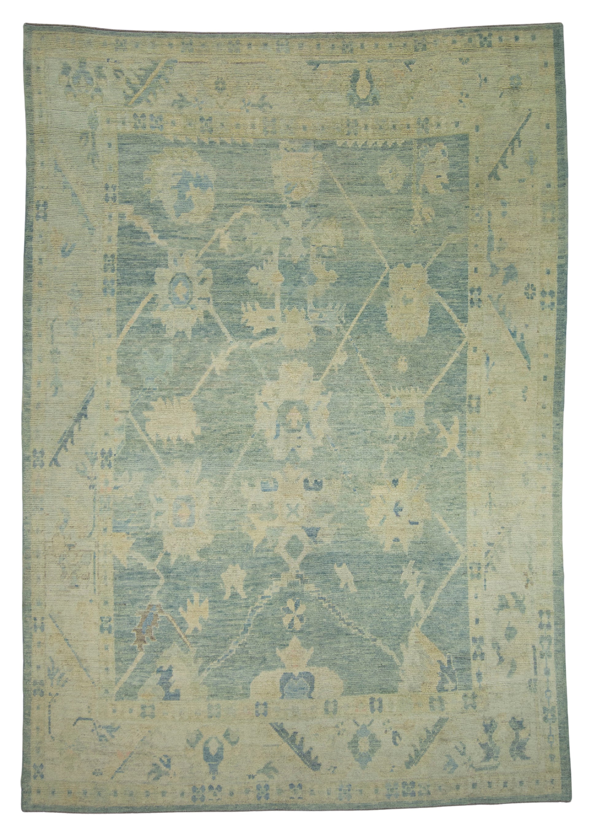 Turkish Oushak Rug 9'10" x 14' #18526