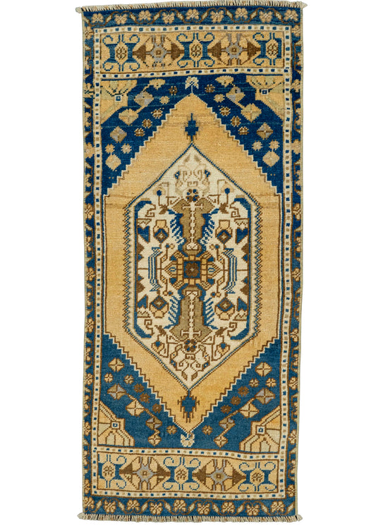 Turkish Yastik Rug  1'8" x  4'0" #22603