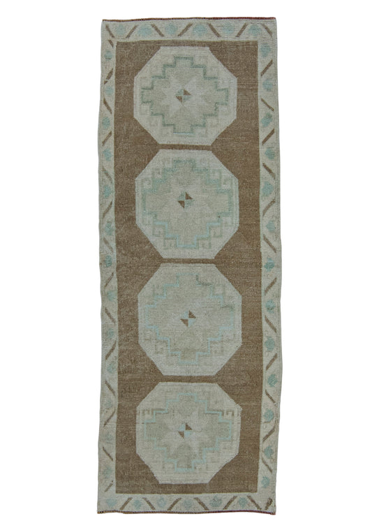 Turkish Vintage Rug 2'7" x 7' #20613