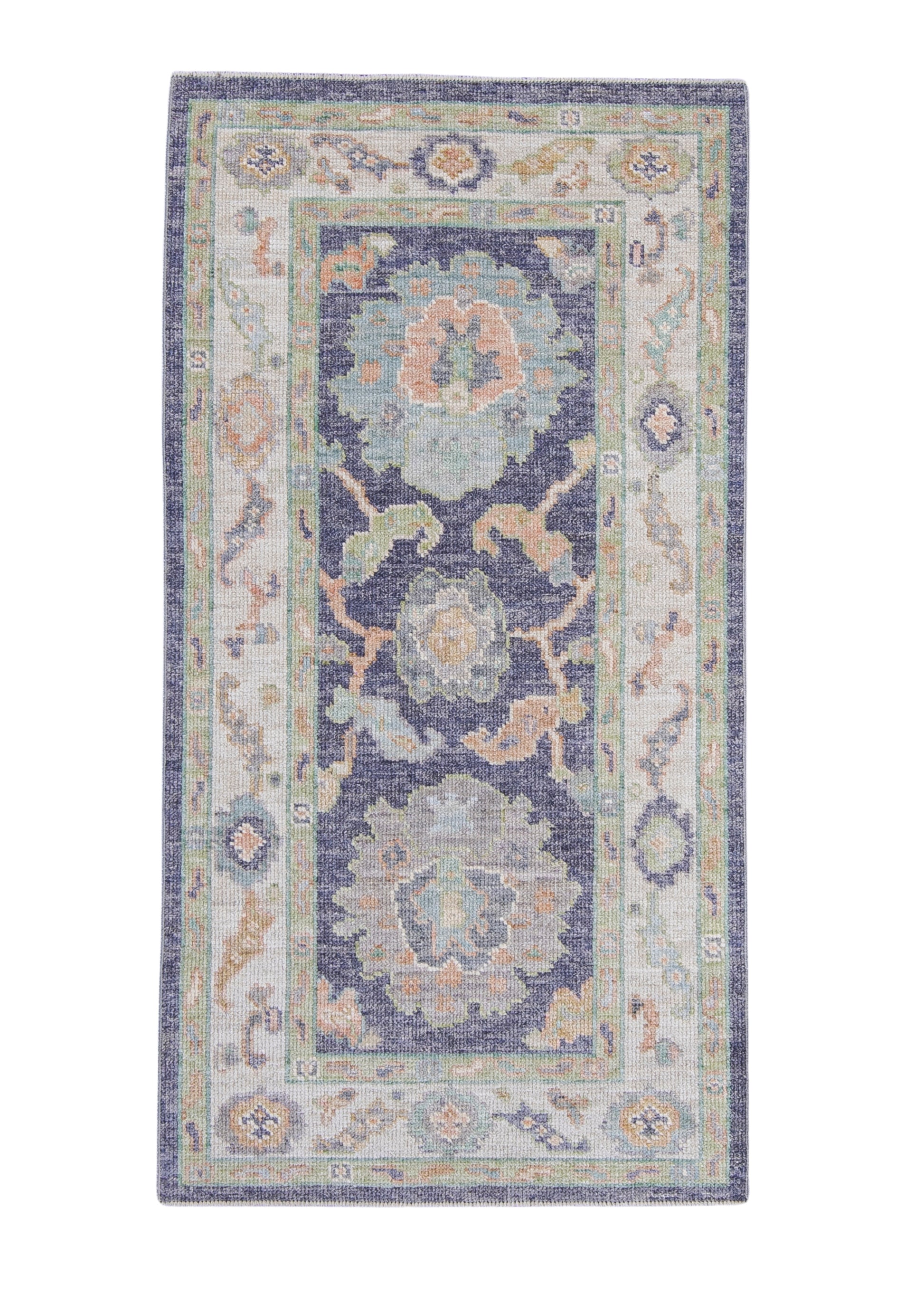 Turkish Oushak Rug 2'8" x 5'1" #16714