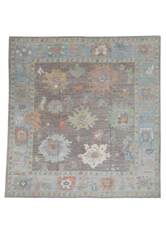 Square Turkish Oushak Rug 12' x 12'7" #16004