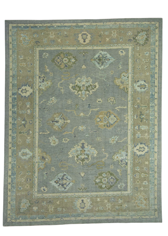 Turkish Oushak Rug 9'5" x 12'1" #18102