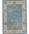 Turkish Oushak Rug 4'1" x 5'11" #16792