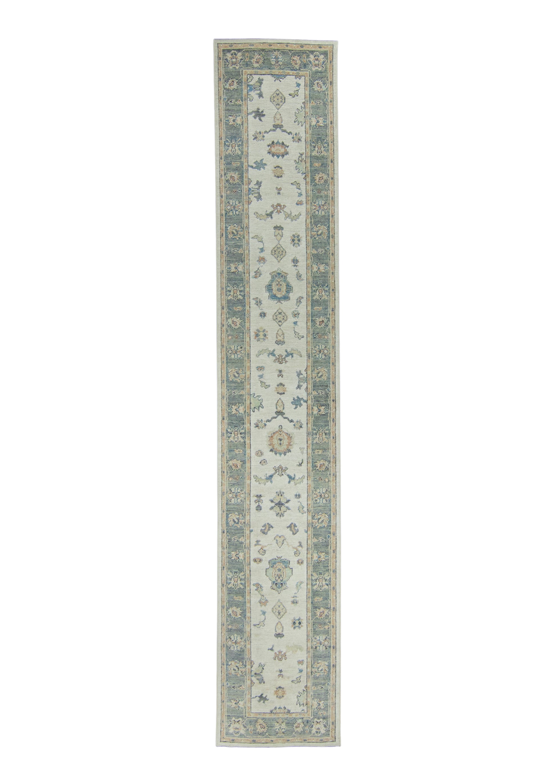 Turkish Oushak Runner Rug 2'10" x 16'3" #17907