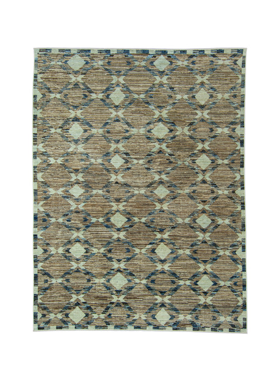 Handwoven Oushak Rug 9' x 11'10" #17909