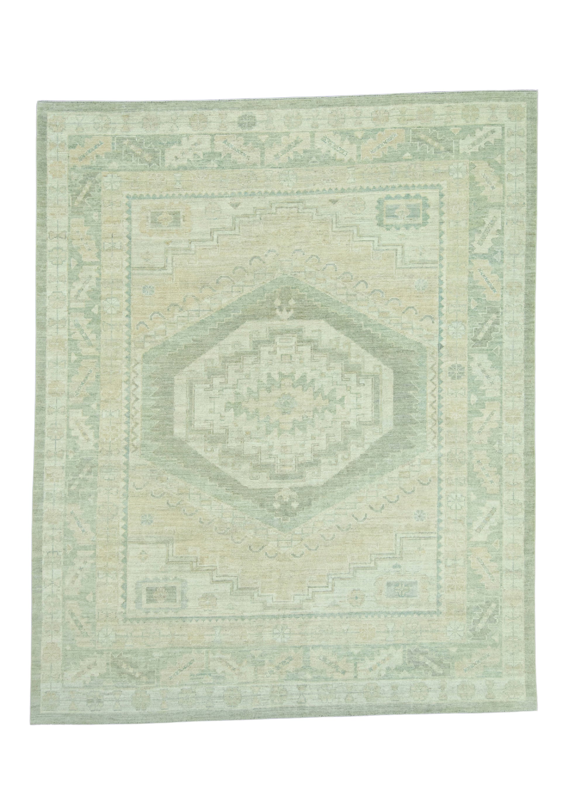 Turkish Oushak Rug 8' x 9'10" #19252