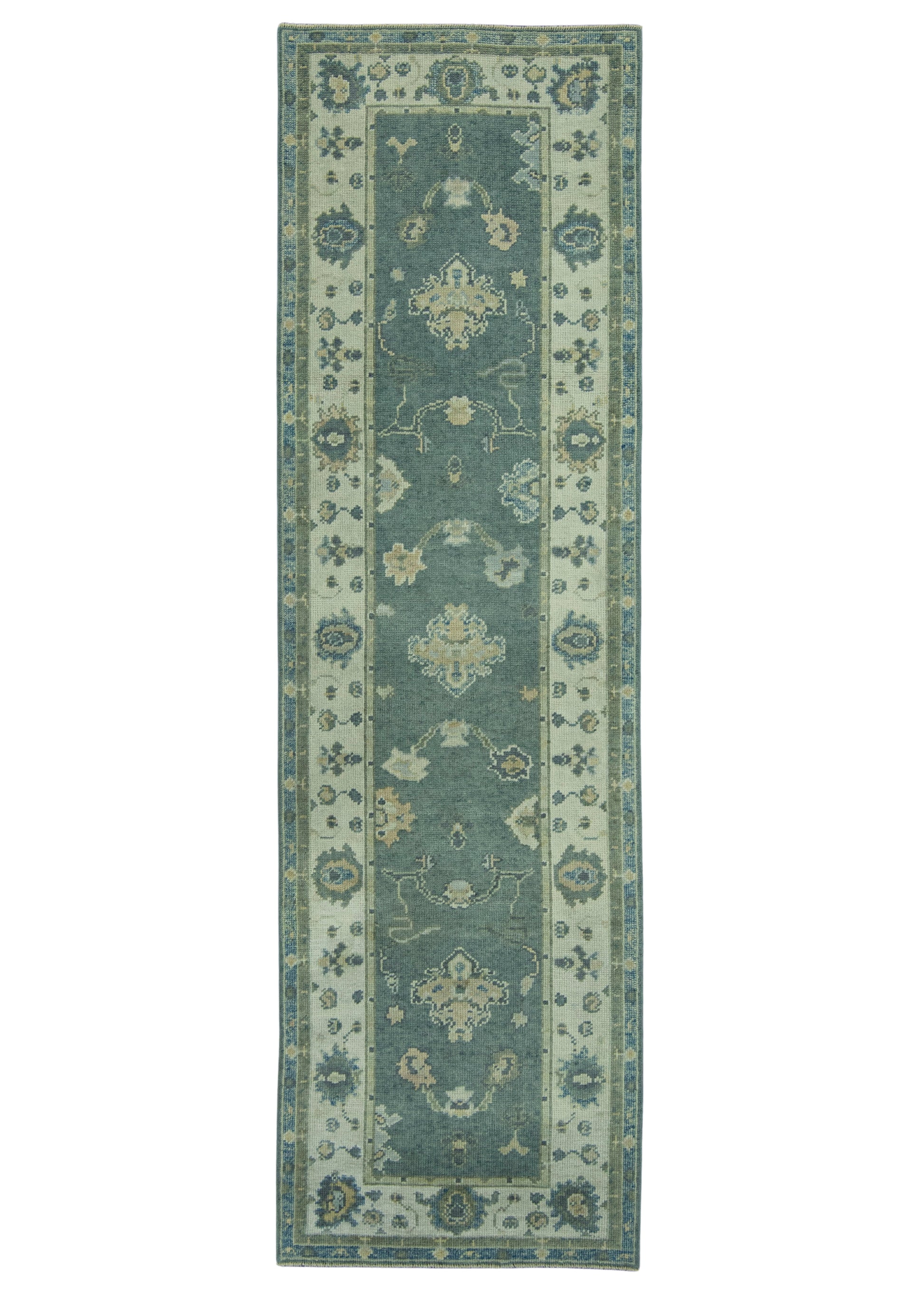 Turkish Oushak Rug 2'10" x 9'8" #19165