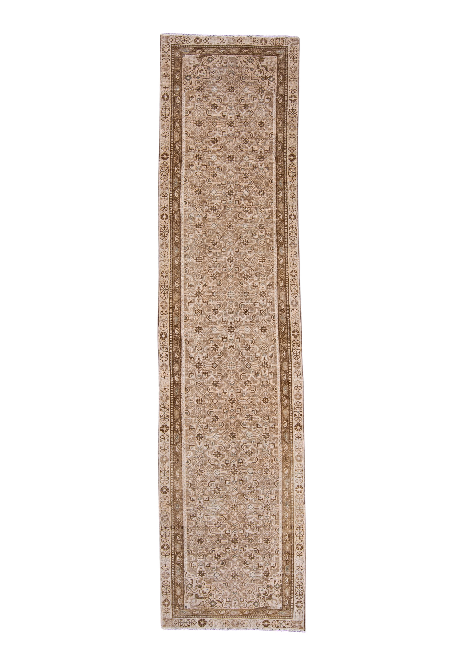 Turkish Vintage Anatolian Runner Rug 3'1" x 12'6" #7019