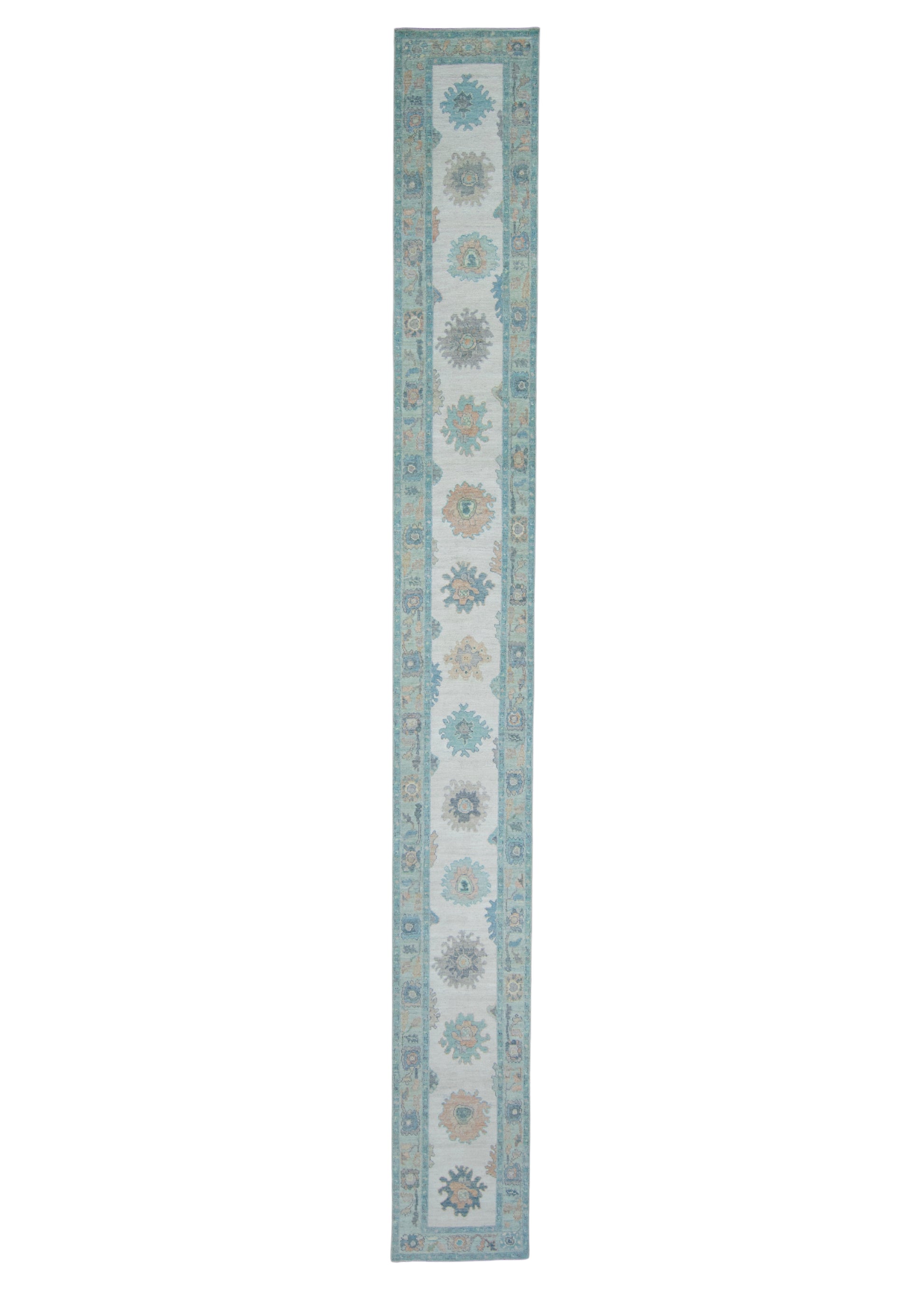 Turkish Oushak Runner Rug 2'9" x 24'4" #17609