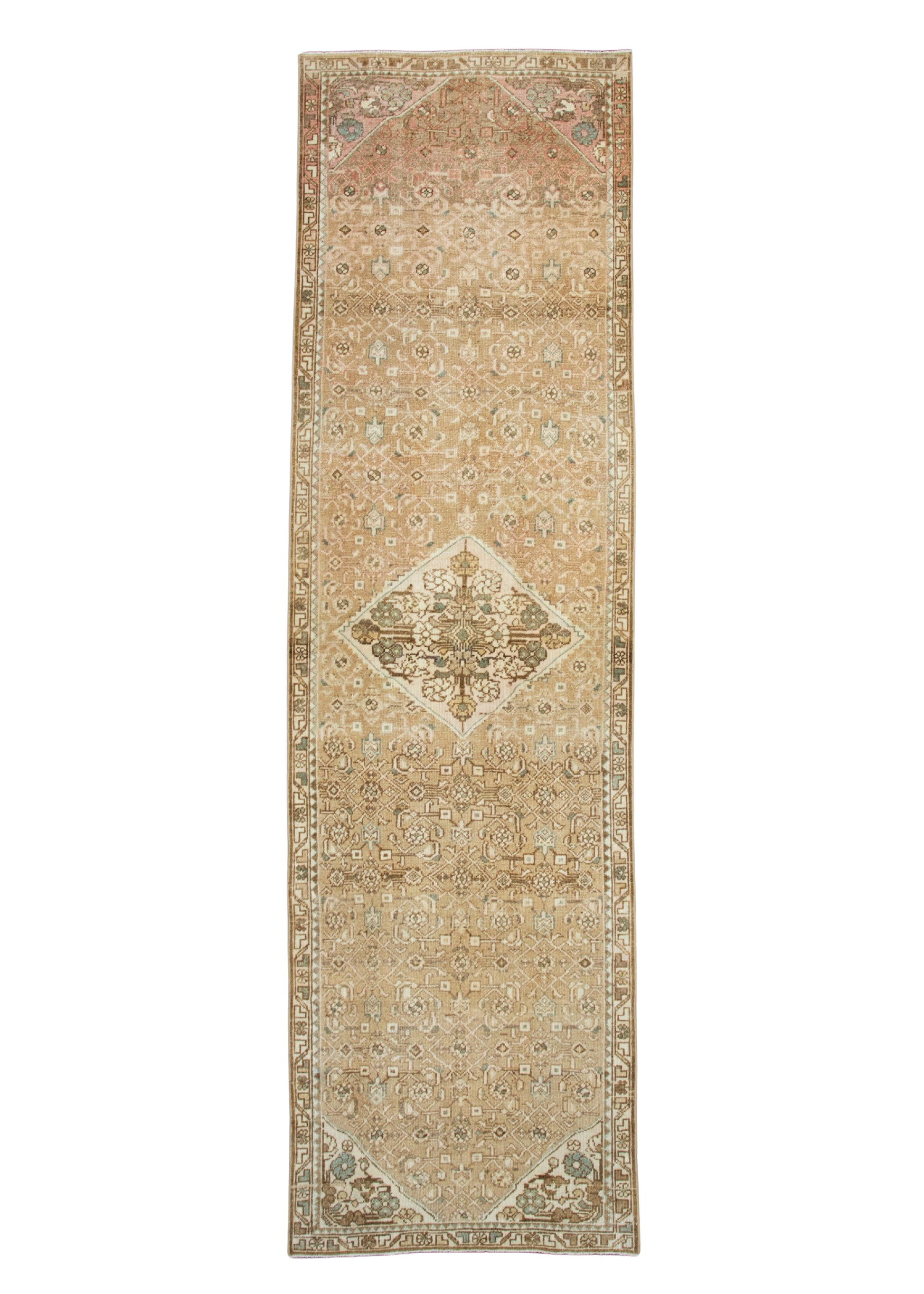 Turkish Vintage Anatolian Runner Rug 2'9" x 9'7" #17590