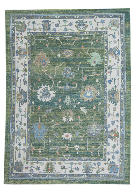 Turkish Oushak Rug 9'2" x 12'10" #20408