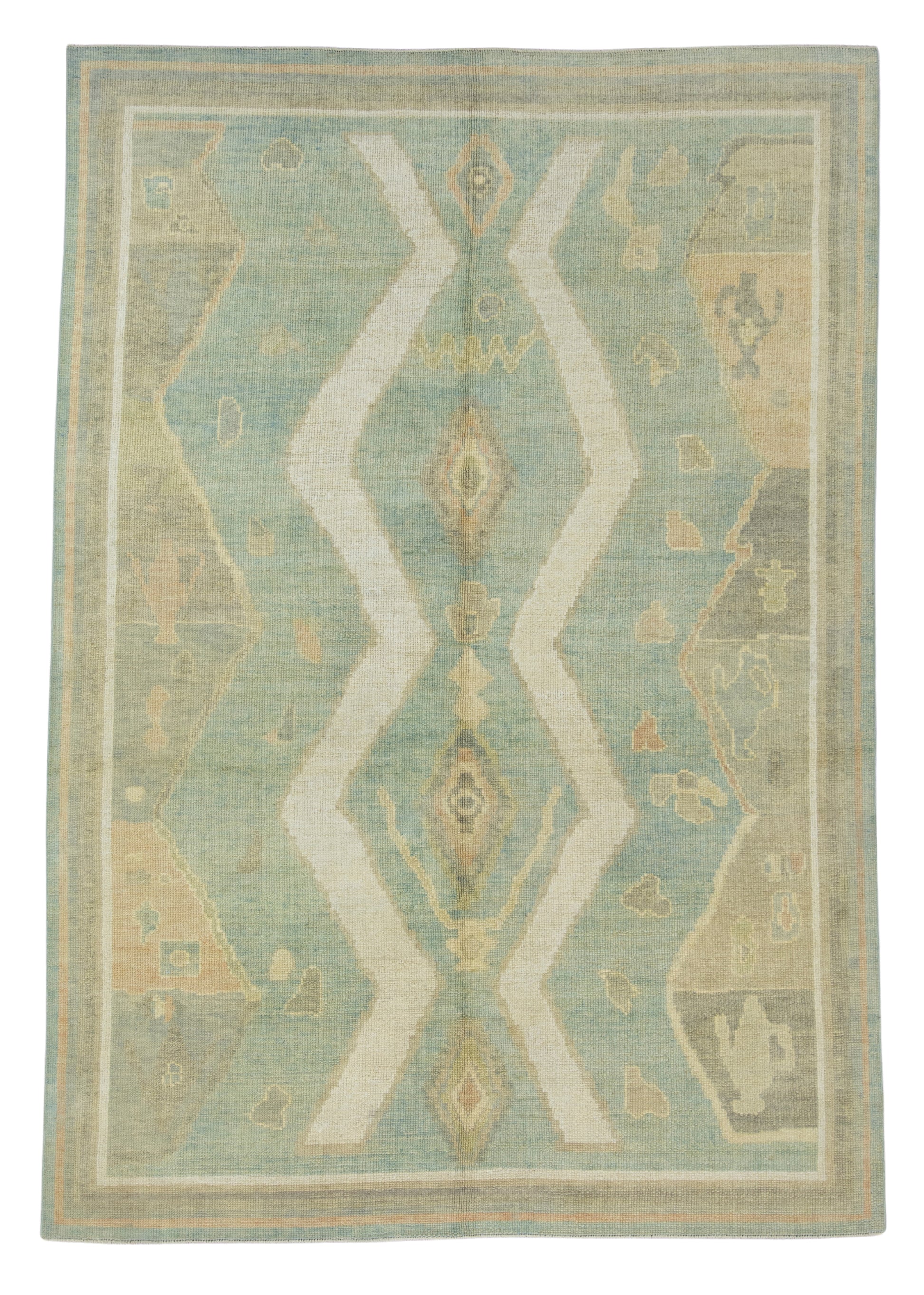 Turkish Oushak Rug 6'3" x 9' #17058