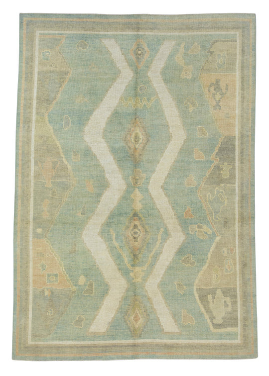 Turkish Oushak Rug 6'3" x 9' #17058