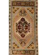 Turkish Mini Rug Oriental Hand Knotted Vintage Rug 1'7" x 3'4" #21213