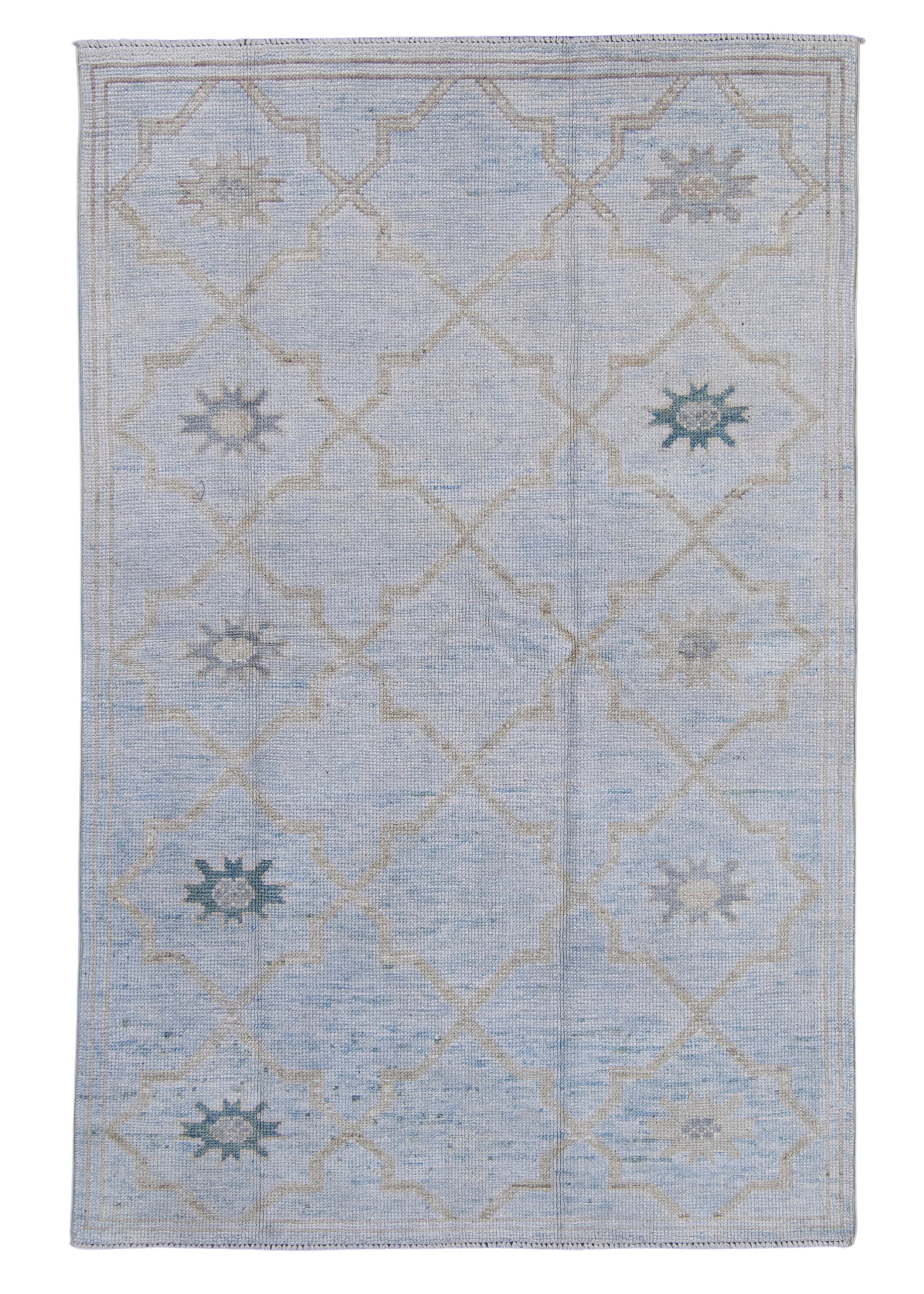 Turkish Oushak Rug 4'2" x 6'5" #16978
