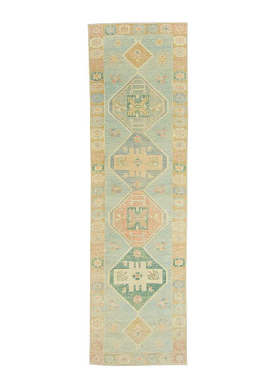 Turkish Oushak Runner Rug 4'7" x 16' #18031