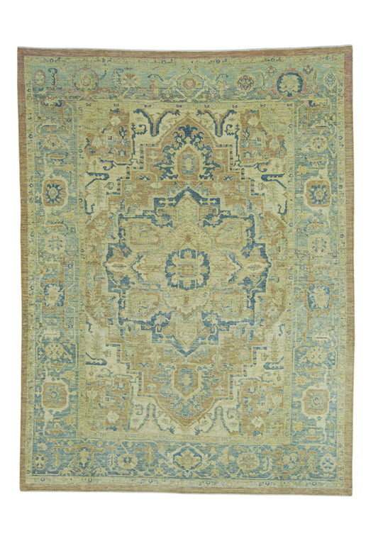 Turkish Oushak Rug 8'5" x 11'2" #17657