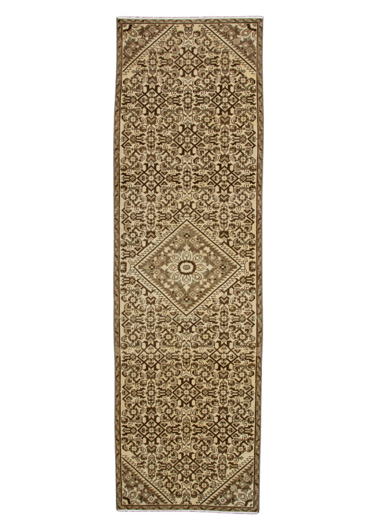 Turkish Vintage Runner Rug 2'8" x 8'9" #17963