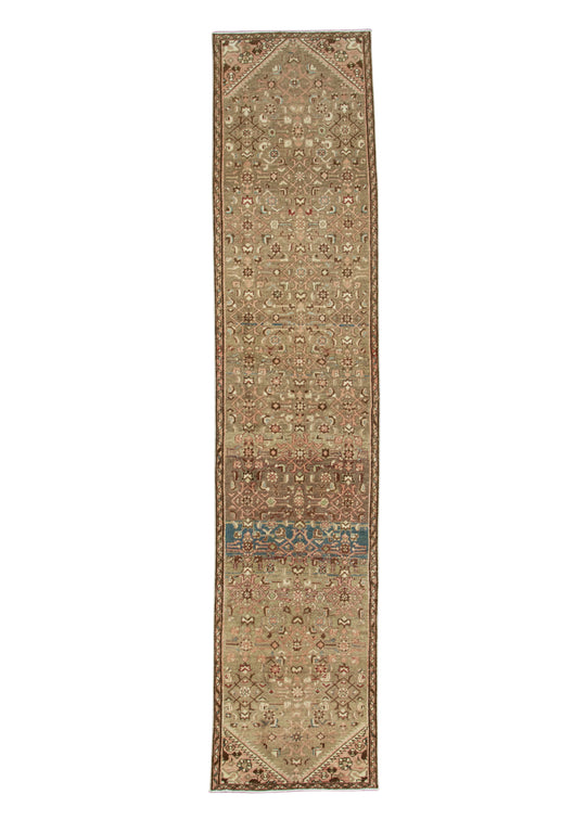 Turkish Vintage Anatolian Runner Rug 2'10" x 12'10" #17131