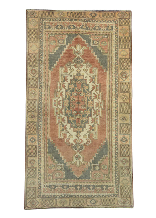 Turkish Vintage Rug 4'4" x 8' #17801
