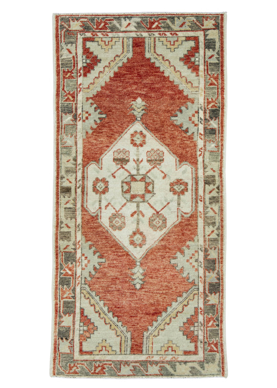 Turkish Vintage Rug 2'7" x 5'4" #16110