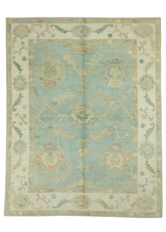 Turkish Oushak Rug 5' x 6'4" #17030