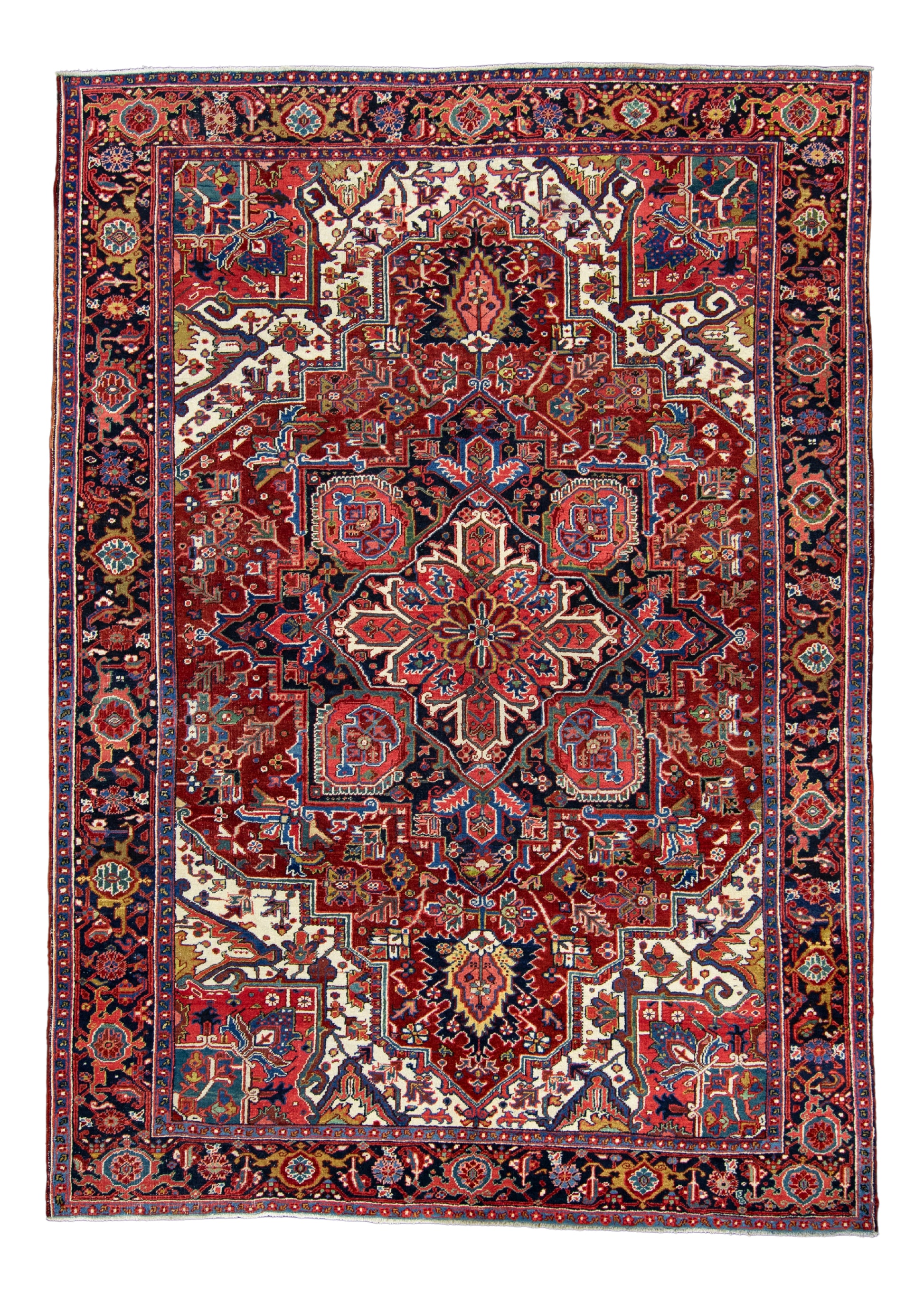 Oriental Handwoven Vintage Rug 7'10" x 10'11" #17803