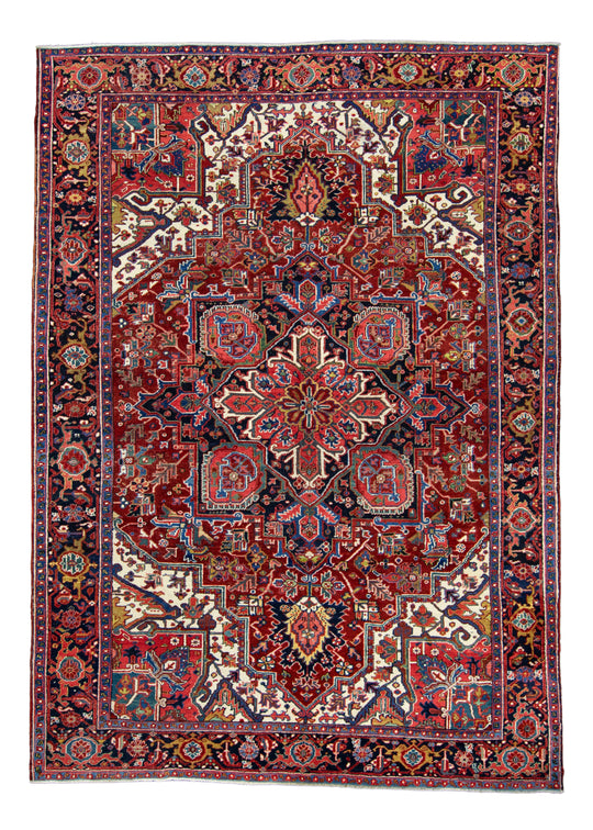 Oriental Handwoven Vintage Rug 7'10" x 10'11" #17803