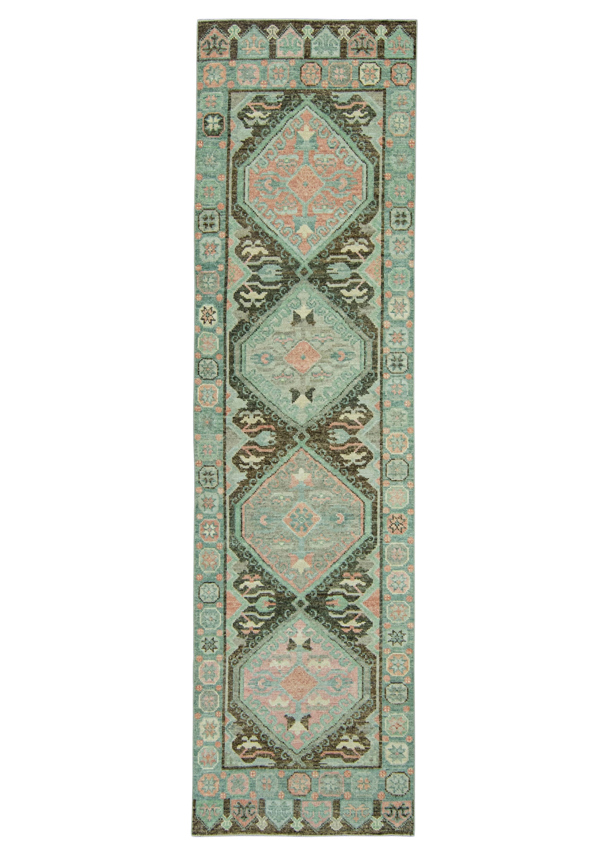 Turkish Oushak Rug 2'10" x 10'5" #20053
