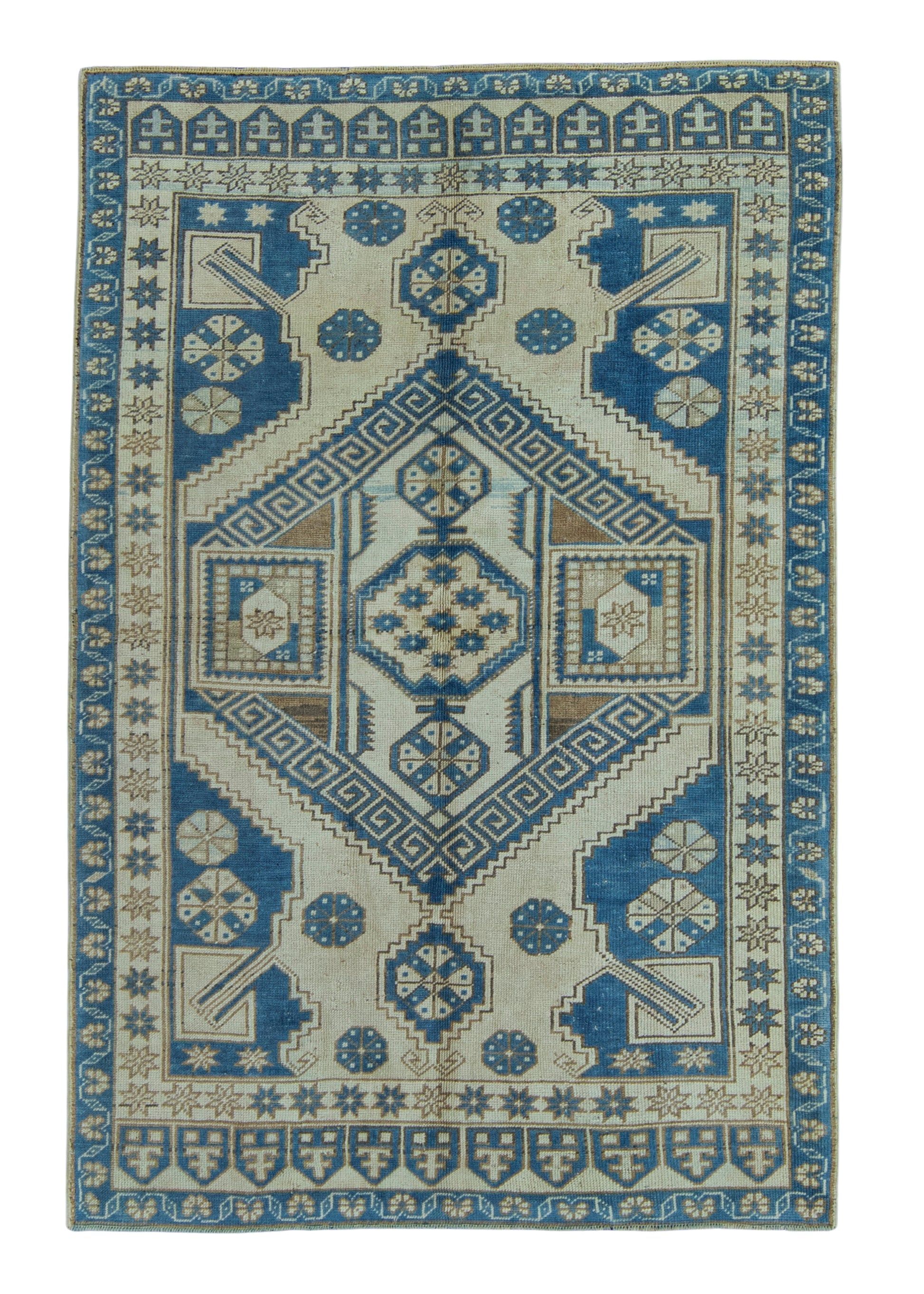 Turkish Vintage Rug 4'7" x 6'11" #20794
