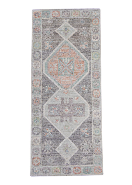 Turkish Oushak Rug 2'9" x 6'6" #16366
