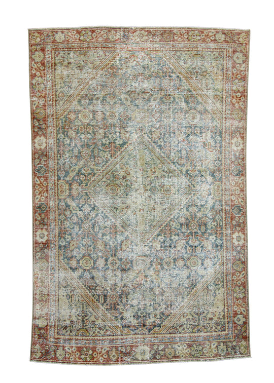 Turkish Vintage Anatolian Rug 4'2" x 6'7" #17606