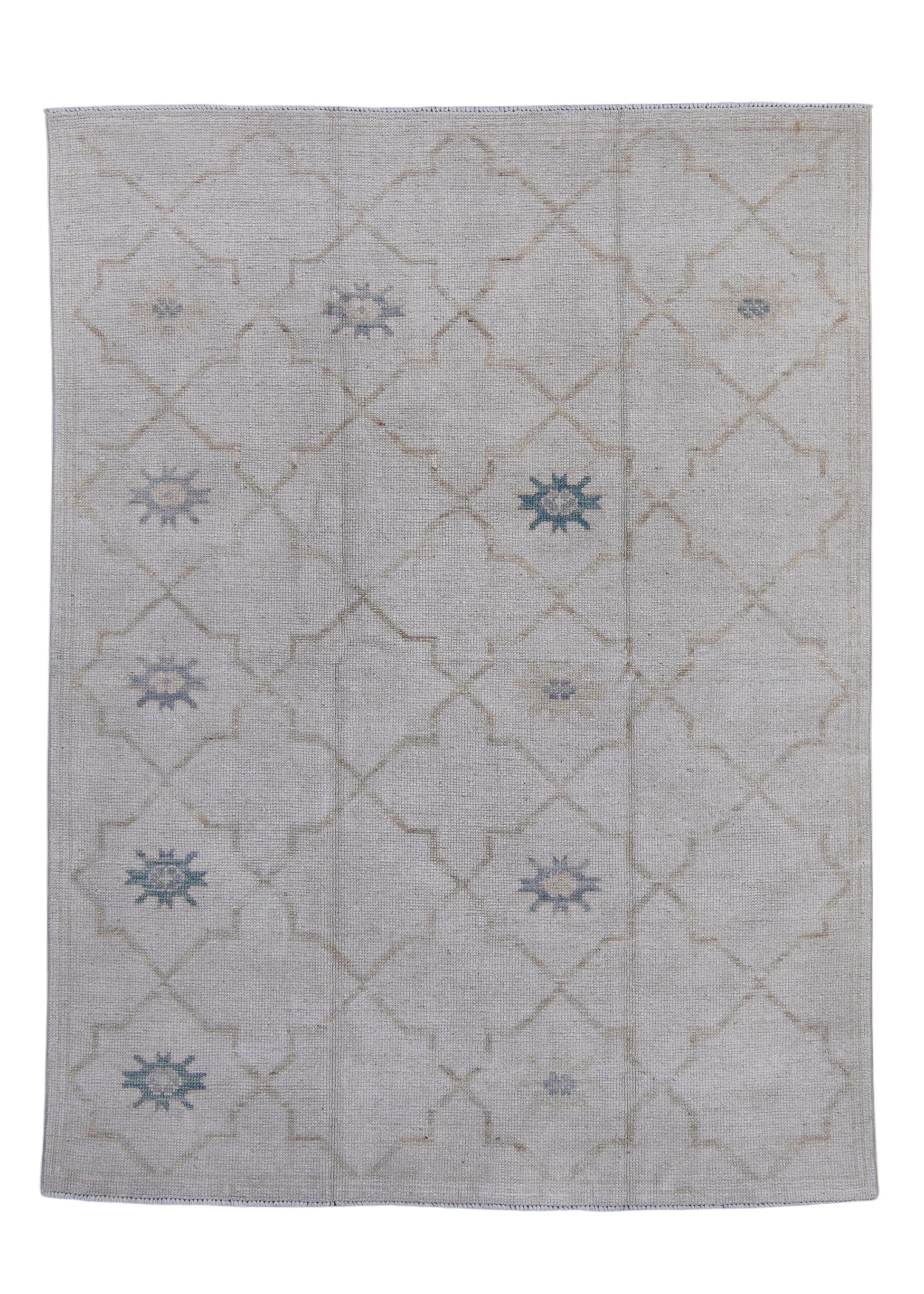 Turkish Oushak Rug 4'11" x 6'7" #16979