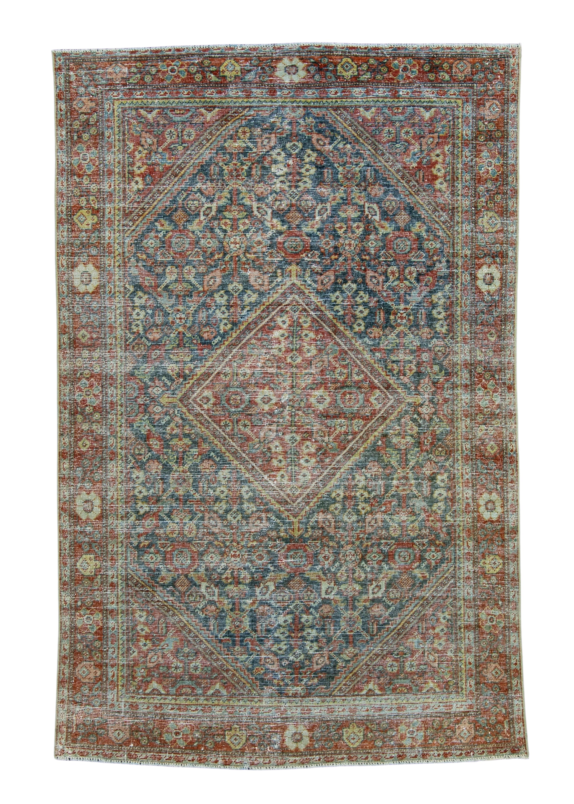 Turkish Vintage Anatolian Rug 4'2" x 6'6" #17802