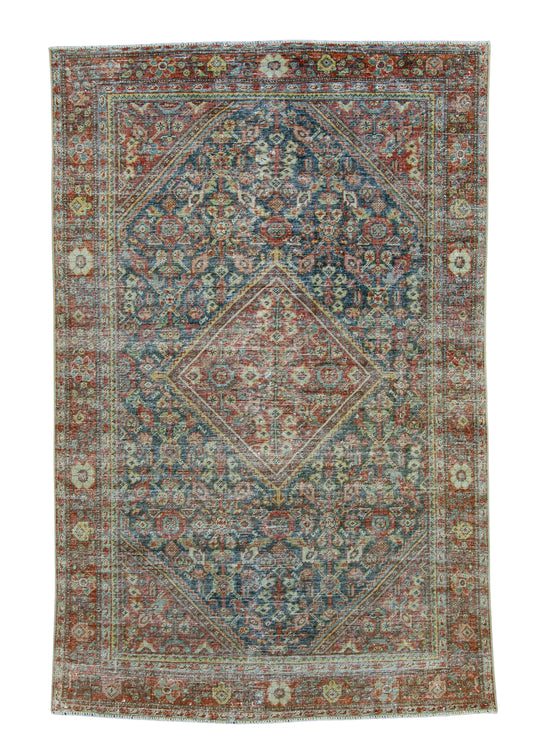 Turkish Vintage Anatolian Rug 4'2" x 6'6" #17802